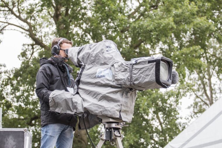 Cameraman aan het werk