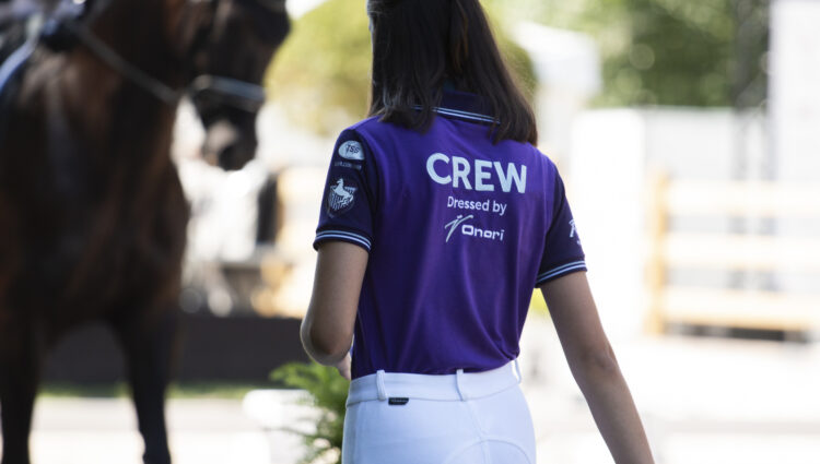 Lvd E Crew shirt sfeer paard runner