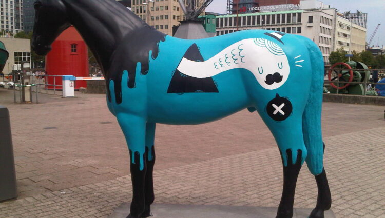 Paard in de stad CHIO